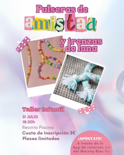 Taller Infantil Pulseras | Miércoles 31.07.2024